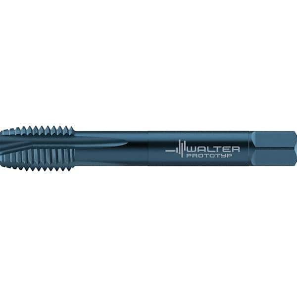 Walter-Prototyp - 1/2-20 UNF 4 Flute 2B Plug Spiral Point Tap - High Speed Steel, Oxide Finish, Right Hand Thread, Series TC217 - Exact Industrial Supply