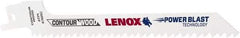 Lenox - 6" Long x 7/16" Thick, Bi-Metal Reciprocating Saw Blade - Tapered Profile, 6 TPI, Toothed Edge, Universal Shank - USA Tool & Supply