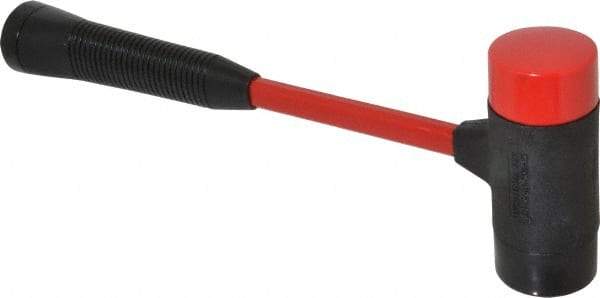 Proto - 2-1/8 Lb Head 2" Face Steel Soft Face Hammer with Tips Hammer - 14" OAL, Fiberglass Handle - USA Tool & Supply