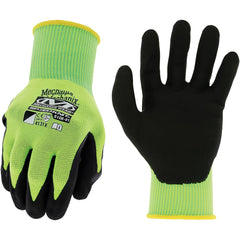 Mechanix Wear - Size XL (10) Nitrile Coated Nylon High Visibility Work Gloves - USA Tool & Supply