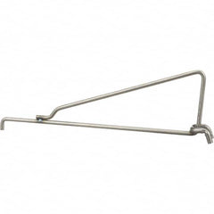 Marlin Steel Wire Products - Pegboard Hooks Type: Single Vertical End Hook Projection: 8-3/4 (Inch) - USA Tool & Supply