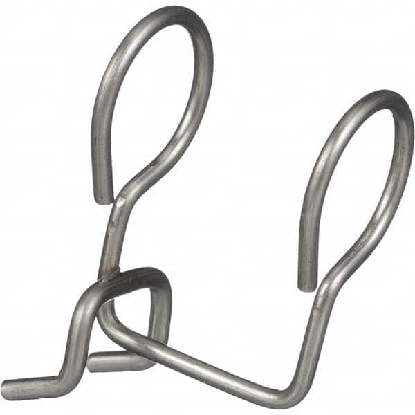 Marlin Steel Wire Products - Pegboard Hooks Type: Double Vertical End Hook Projection: 2-63/64 (Inch) - USA Tool & Supply