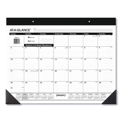 AT-A-GLANCE - Note Pads, Writing Pads & Notebooks Writing Pads & Notebook Type: Desk Pad Size: 22 x 17 - USA Tool & Supply