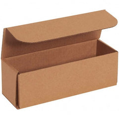Made in USA - Pack of (50), 3" Wide x 9" Long x 3" High Corrugated Shipping Boxes - USA Tool & Supply