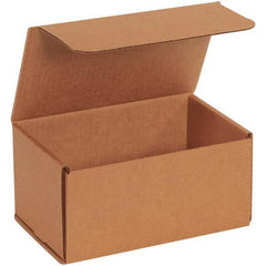 Made in USA - Pack of (50), 5" Wide x 8" Long x 4" High Corrugated Shipping Boxes - USA Tool & Supply