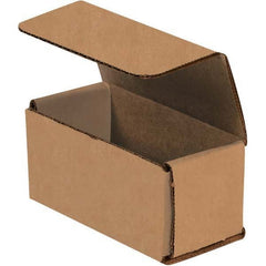 Made in USA - Pack of (50), 2" Wide x 4" Long x 2" High Corrugated Shipping Boxes - USA Tool & Supply