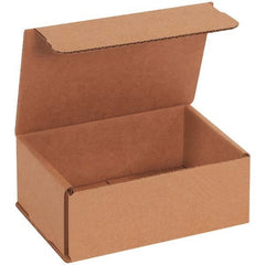 Made in USA - Pack of (50), 4-1/2" Wide x 6-1/2" Long x 2-1/2" High Corrugated Shipping Boxes - USA Tool & Supply