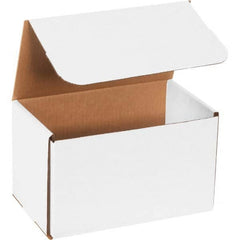Made in USA - Pack of (50), 6" Wide x 10" Long x 5" High Corrugated Shipping Boxes - USA Tool & Supply