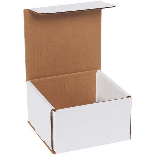 Made in USA - Pack of (50), 5" Wide x 5" Long x 3" High Corrugated Shipping Boxes - USA Tool & Supply