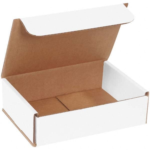 Made in USA - Pack of (50), 6" Wide x 7" Long x 2" High Corrugated Shipping Boxes - USA Tool & Supply