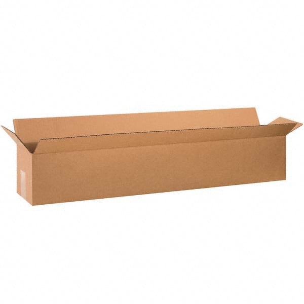 Made in USA - Pack of (5), 10" Wide x 60" Long x 10" High Corrugated Shipping Boxes - USA Tool & Supply