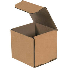 Made in USA - Pack of (50), 6" Wide x 6" Long x 6" High Corrugated Shipping Boxes - USA Tool & Supply