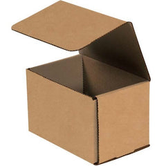 Made in USA - Pack of (50), 5" Wide x 5" Long x 5" High Corrugated Shipping Boxes - USA Tool & Supply