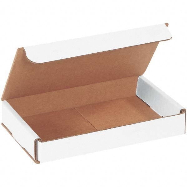 Made in USA - Pack of (50), 5" Wide x 7" Long x 1" High Corrugated Shipping Boxes - USA Tool & Supply