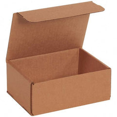 Made in USA - Pack of (50), 4-7/8" Wide x 6-1/2" Long x 2-5/8" High Corrugated Shipping Boxes - USA Tool & Supply