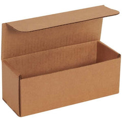 Made in USA - Pack of (50), 3" Wide x 8" Long x 3" High Corrugated Shipping Boxes - USA Tool & Supply
