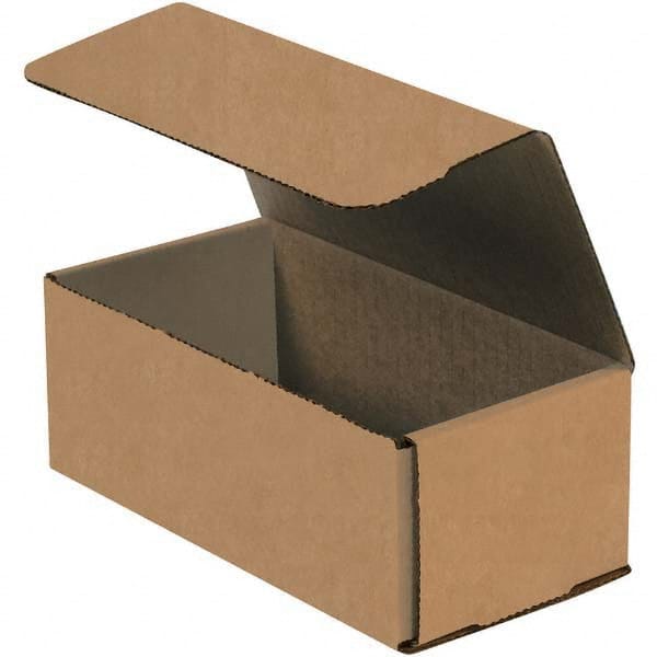 Made in USA - Pack of (50), 5" Wide x 7" Long x 3" High Corrugated Shipping Boxes - USA Tool & Supply