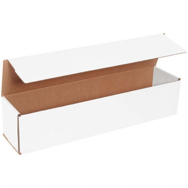 Made in USA - Pack of (50), 4" Wide x 20" Long x 4" High Corrugated Shipping Boxes - USA Tool & Supply