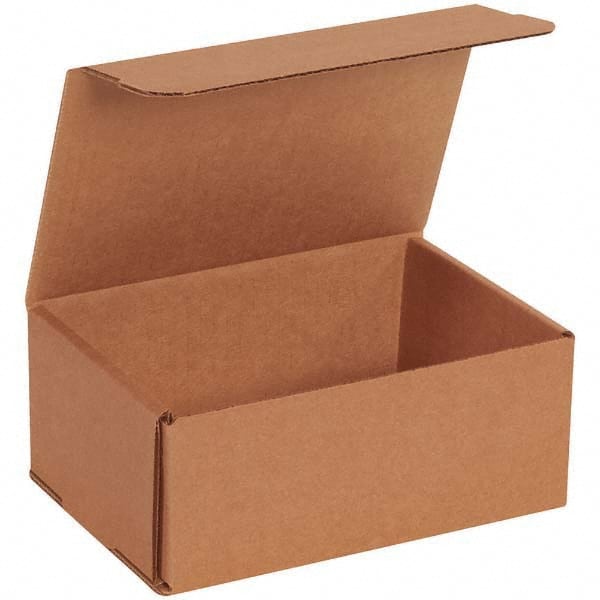 Made in USA - Pack of (50), 6" Wide x 7" Long x 3" High Corrugated Shipping Boxes - USA Tool & Supply