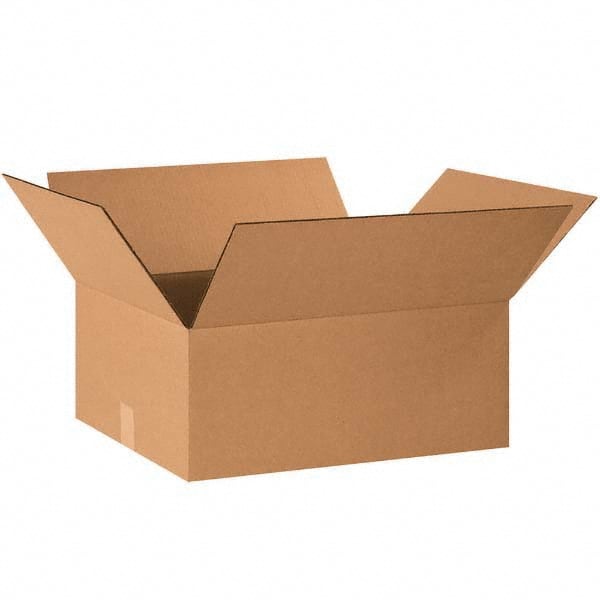 Made in USA - Pack of (25), 16" Wide x 20" Long x 9" High Corrugated Shipping Boxes - USA Tool & Supply