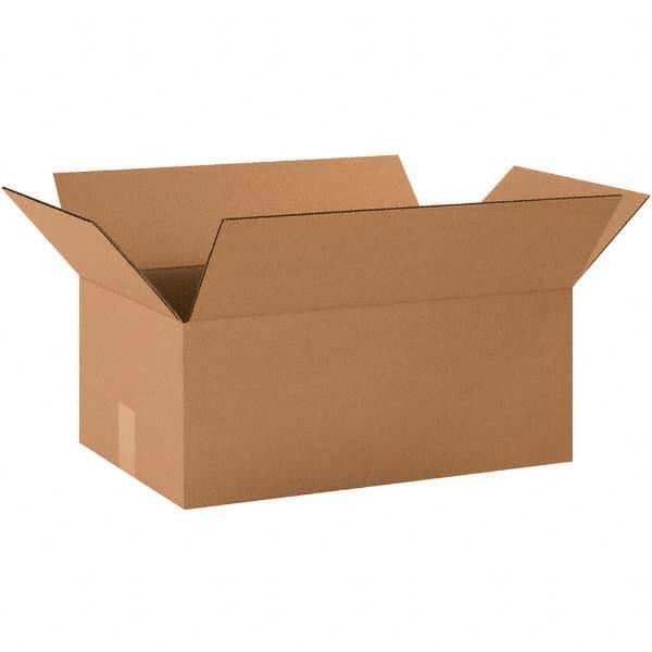Made in USA - Pack of (25), 13" Wide x 19" Long x 10" High Corrugated Shipping Boxes - USA Tool & Supply