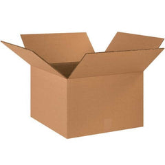 Made in USA - Pack of (10), 16" Wide x 18" Long x 16" High Corrugated Shipping Boxes - USA Tool & Supply