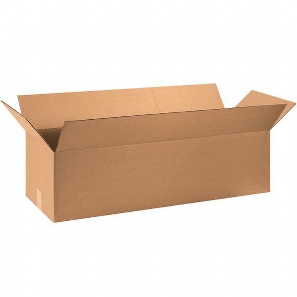 Made in USA - Pack of (20), 12" Wide x 36" Long x 8" High Corrugated Shipping Boxes - USA Tool & Supply