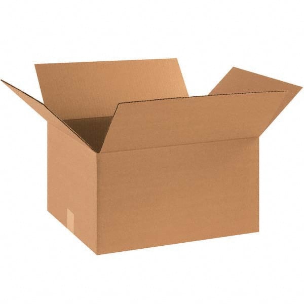Made in USA - Pack of (25), 14" Wide x 18" Long x 10" High Corrugated Shipping Boxes - USA Tool & Supply