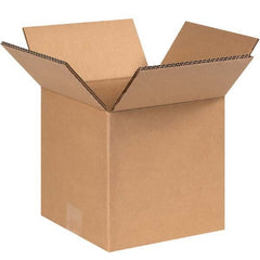 Made in USA - Pack of (15), 7" Wide x 7" Long x 7" High Heavy Duty Corrugated Boxes - USA Tool & Supply