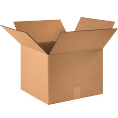 Made in USA - Pack of (15), 15" Wide x 15" Long x 10" High Heavy Duty Corrugated Boxes - USA Tool & Supply