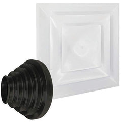 American Louver - Registers & Diffusers Type: Ceiling Diffuser Style: Step Down - USA Tool & Supply