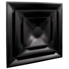 American Louver - Registers & Diffusers Type: Ceiling Diffuser Style: Step Down - USA Tool & Supply