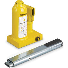 Enerpac - Manual Bottle, Screw, Ratchet & Hydraulic Jacks Type: Hydraulic Bottle Jack Load Capacity (Ton): 3 (Inch) - USA Tool & Supply