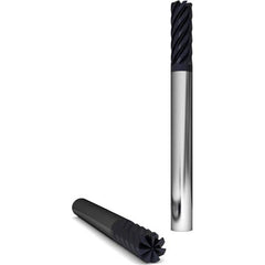 GWS - 1" Diam 7 Flute Solid Carbide 0.12" Corner Radius End Mill - USA Tool & Supply