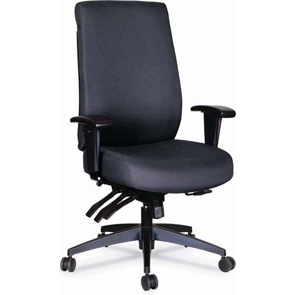 ALERA - Swivel & Adjustable Office Chairs Type: High Back Chair Color: Black - USA Tool & Supply