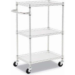 ALERA - Carts Type: Laundry/Liner Cart Number of Shelves: 3 - USA Tool & Supply