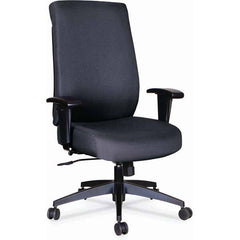 ALERA - Swivel & Adjustable Office Chairs Type: High Back Chair Color: Black - USA Tool & Supply