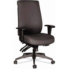 ALERA - Swivel & Adjustable Office Chairs Type: Multifunction Chair Color: Black - USA Tool & Supply