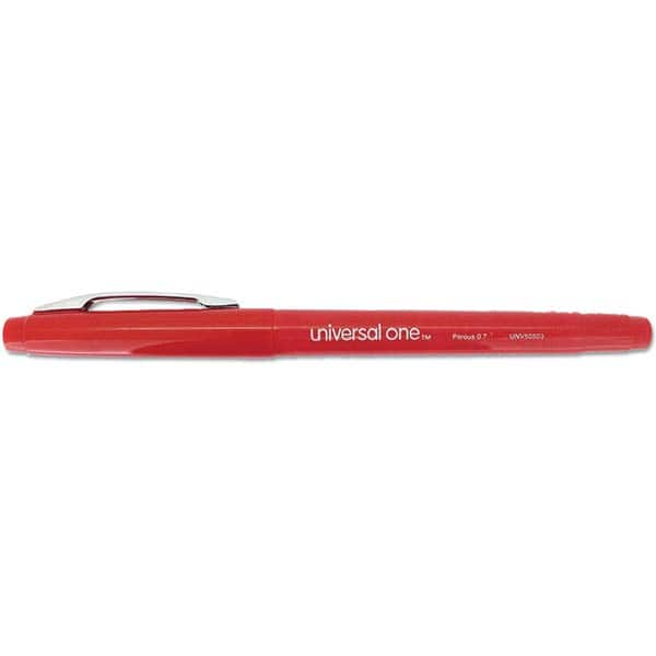 UNIVERSAL - Pens & Pencils Type: Stick Pen Color: Red - USA Tool & Supply