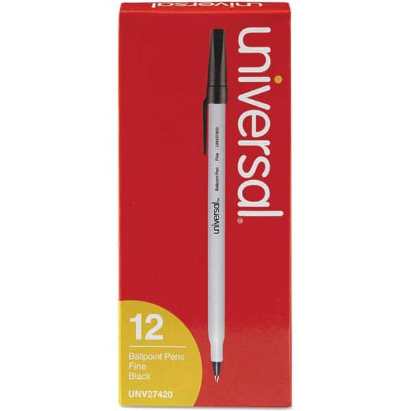 UNIVERSAL - Pens & Pencils Type: Stick Pen Color: Black - USA Tool & Supply