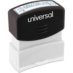 UNIVERSAL - Pre-inked Stock Stamps Type: Message Message: E-MAILED - USA Tool & Supply