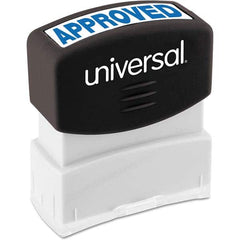 UNIVERSAL - Pre-inked Stock Stamps Type: Message Message: APPROVED - USA Tool & Supply