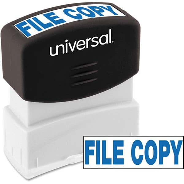 UNIVERSAL - Pre-inked Stock Stamps Type: Message Message: FILE COPY - USA Tool & Supply