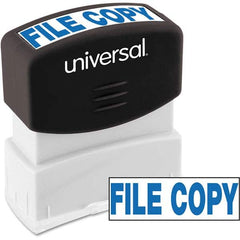 UNIVERSAL - Pre-inked Stock Stamps Type: Message Message: FILE COPY - USA Tool & Supply