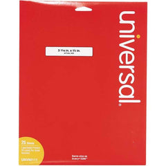 UNIVERSAL - Labels, Ribbons & Tapes Type: File Folder Label Color: White - USA Tool & Supply