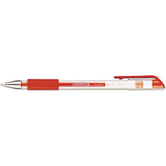 UNIVERSAL - Pens & Pencils Type: Comfort Grip Stick Pen Color: Red - USA Tool & Supply