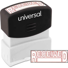 UNIVERSAL - Pre-inked Stock Stamps Type: Message Message: RECEIVED - USA Tool & Supply