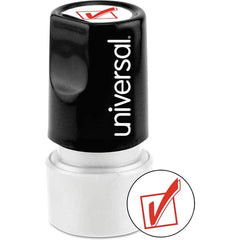 UNIVERSAL - Pre-inked Stock Stamps Type: Message Message: CHECK MARK (ICON) - USA Tool & Supply