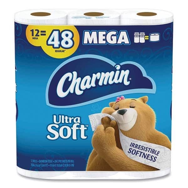 Charmin - Toilet Tissue Type: Standard Roll Ply: 2 - USA Tool & Supply