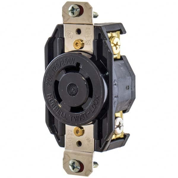 Hubbell Wiring Device-Kellems - Twist Lock Receptacles Receptacle/Part Type: Receptacle Gender: Female - USA Tool & Supply